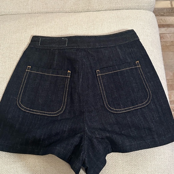 Dark rinse denim shorts - Picture 2 of 5